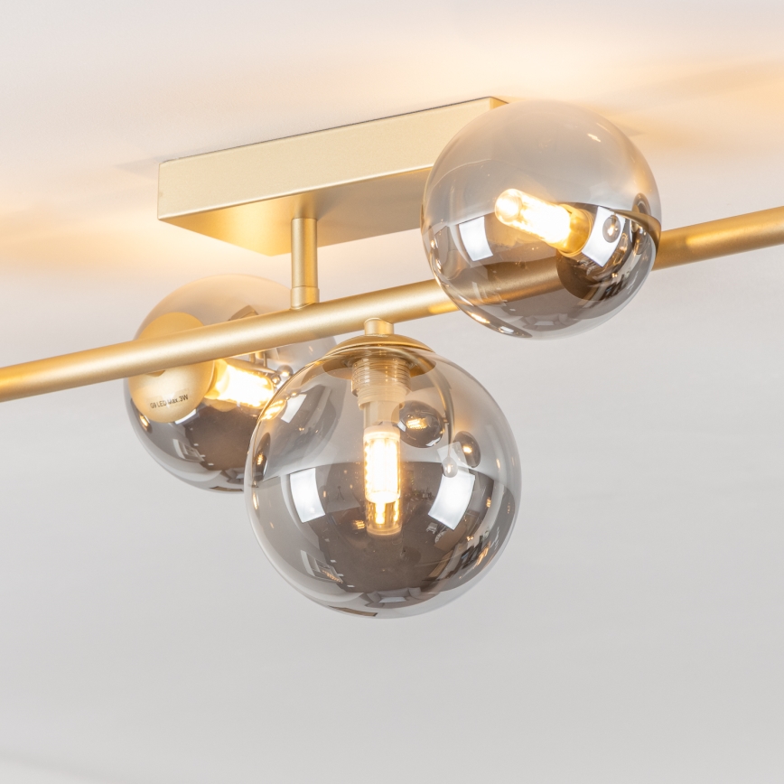 Brilagi - LED prislonjeni luster MILLA 7xG9/3W/230V zlatna/dimljena