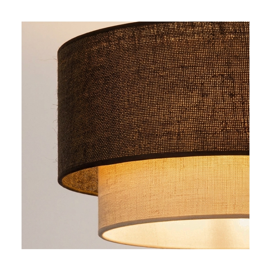 Brilagi - LED prislonjeni plafonski luster BOHO ECO 1xE27/10W/230V prečnik 40 cm braon/krem