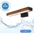 Brilagi - LED rasveta za kupatilska ogledala WOODY MIRROR LED/8W/230V 40 cm IP44 hrast trešnja/crna