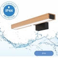 Brilagi - LED rasveta za kupatilsko ogledalo WOODY MIRROR LED/8W/230V 40 cm IP44 hrast/crna