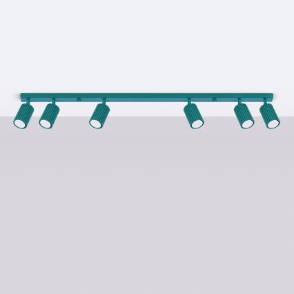 Brilagi - LED rasvetno telo CRESTO 6xGU10/10W/230V tirkizno