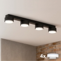 Brilagi - LED reflektor MONO 4xGX53/12W/230V crni