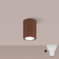 Brilagi - LED reflektorska svetiljka CRESTO 1xGU10/10W/230V 10 cm braon