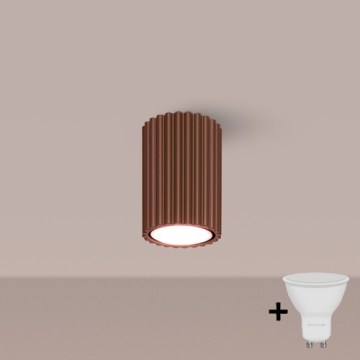Brilagi - LED reflektorska svetiljka CRESTO 1xGU10/10W/230V 10 cm braon