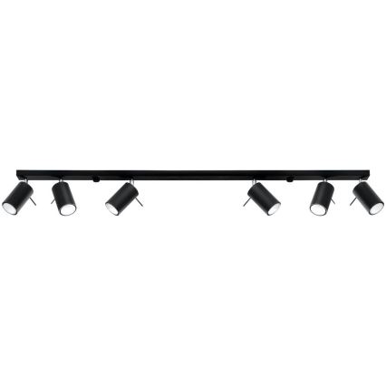 Brilagi - LED reflektorsko svetlo ASMUS 6xGU10/7W/230V crna