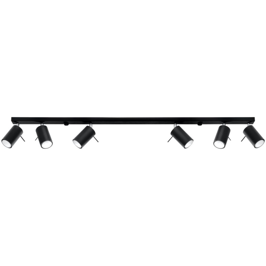 Brilagi - LED reflektorsko svetlo ASMUS 6xGU10/7W/230V crna