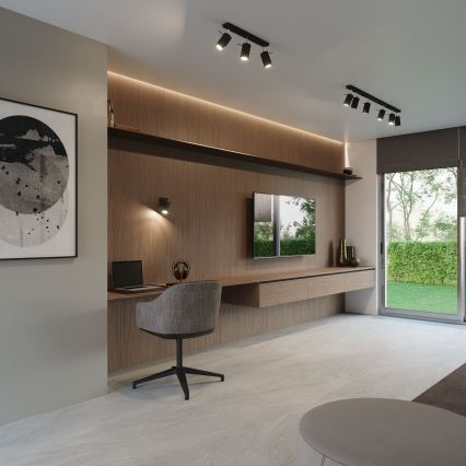 Brilagi - LED reflektorsko svetlo ASMUS 6xGU10/7W/230V crna