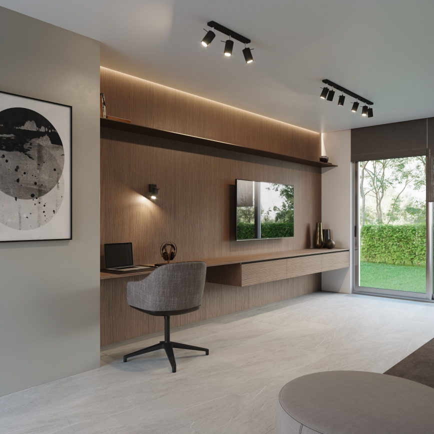 Brilagi - LED reflektorsko svetlo ASMUS 6xGU10/7W/230V crna