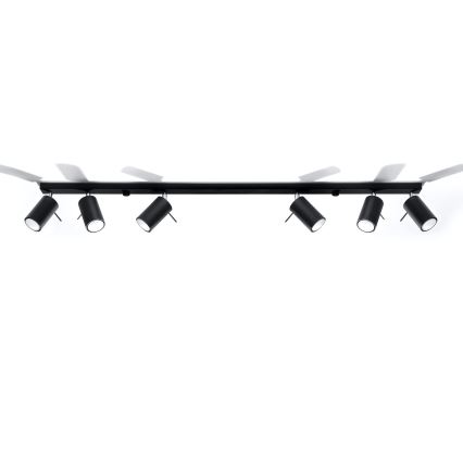 Brilagi - LED reflektorsko svetlo ASMUS 6xGU10/7W/230V crna