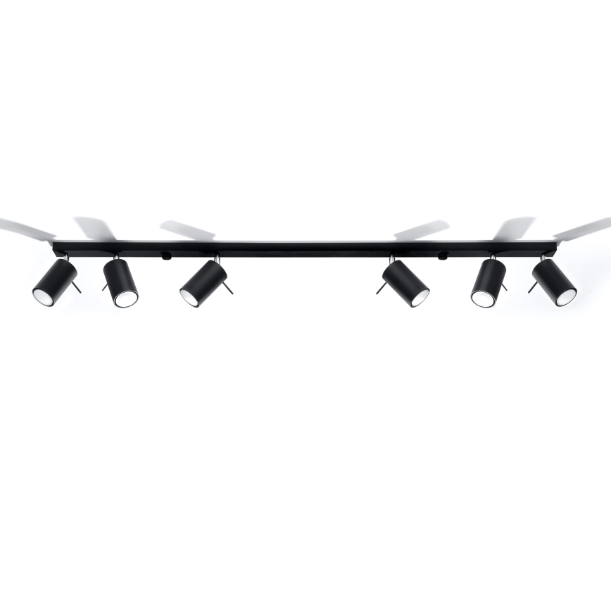 Brilagi - LED reflektorsko svetlo ASMUS 6xGU10/7W/230V crna