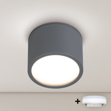 BRILAGI - LED RGB+CCT prigušiva kupatilsko ugradno spot svetlo SMOOTH1xGX53/14W/230V 60x82 mm 2700-6500K Wi-Fi Tuya antracit IP54