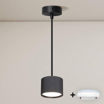 BRILAGI - LED RGB+CCT prigušiva luster na sajli STRIPY 1xGX53/14W/230V pr. 82 mm 2700-6500K Wi-Fi Tuya crna
