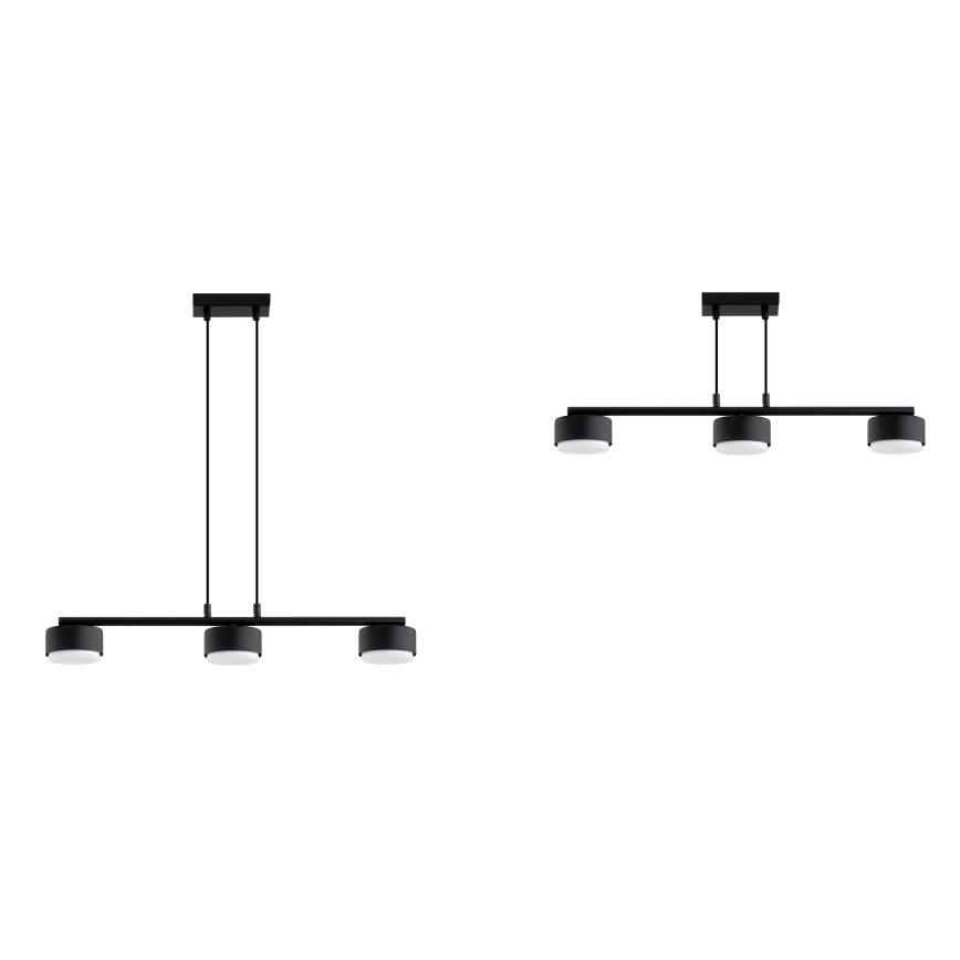 BRILAGI - LED RGB+CCT prigušiva viseći luster na sajli MONO 3xGX53/14W/230V 2700-6500K Wi-Fi Tuya crna
