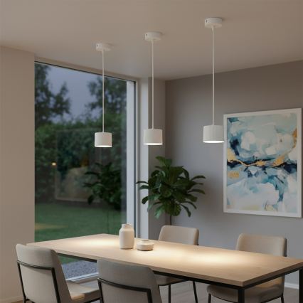 BRILAGI - LED RGB+CCT prigušiva luster na sajli STRIPY 1xGX53/14W/230V pr. 82 mm 2700-6500K Wi-Fi Tuya bela