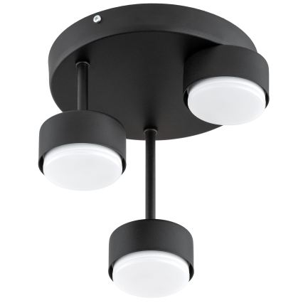 BRILAGI - LED RGB+CCT prigušiva prislonjena plafonska lampa MONO 3xGX53/14W/230V 2700-6500K Wi-Fi Tuya crna