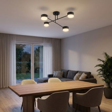 BRILAGI - LED RGB+CCT prigušiva plafonska svetiljka MONO 4xGX53/14W/230V 2700-6500K Wi-Fi Tuya crna