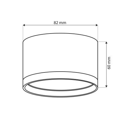 BRILAGI - LED RGB+CCT prigušiva spot svetiljka SMOOTH 1xGX53/14W/230V 60x82 mm 2700-6500K Wi-Fi Tuya crna