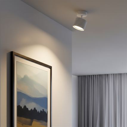 BRILAGI - LED RGB+CCT prigušiva ugradna spot svetiljka STRIPY 1xGX53/14W/230V pr. 82 mm 2700-6500K Wi-Fi Tuya bela
