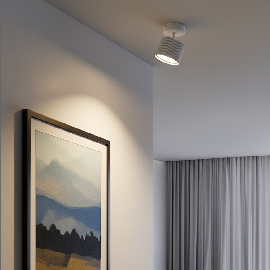 BRILAGI - LED RGB+CCT prigušiva ugradna spot svetiljka STRIPY 1xGX53/14W/230V pr. 82 mm 2700-6500K Wi-Fi Tuya bela
