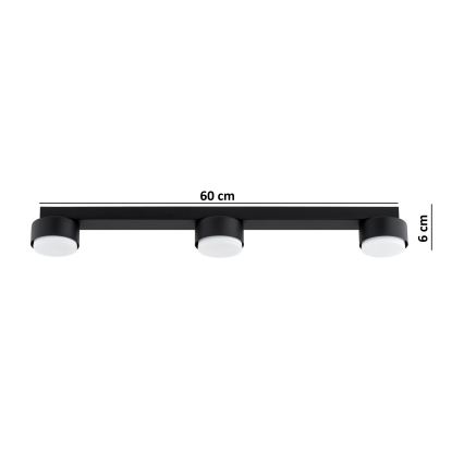 BRILAGI - LED RGB+CCT prigušiva spot svetlo MONO 3xGX53/14W/230V 2700-6500K Wi-Fi Tuya crna