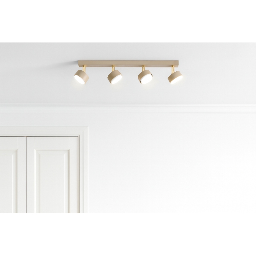 BRILAGI - LED RGB+CCT prigušiva ugradna spot svetiljka MONO 4xGX53/14W/230V 2700-6500K Wi-Fi Tuya bež