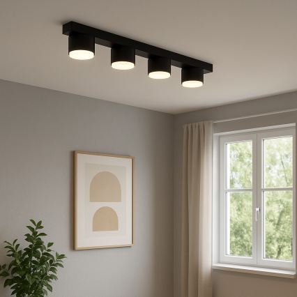 BRILAGI - LED RGB+CCT prigušiva ugradna spot svetiljka MONO 4xGX53/14W/230V 2700–6500K Wi‑Fi Tuya crna