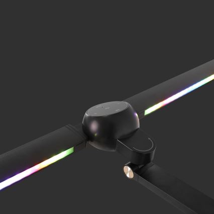 BRILAGI - LED RGBTW prigušiva dodirna stona lampa sa stezaljkom VARIO LED/18W/230V 3000-6500K CRI 96 crna