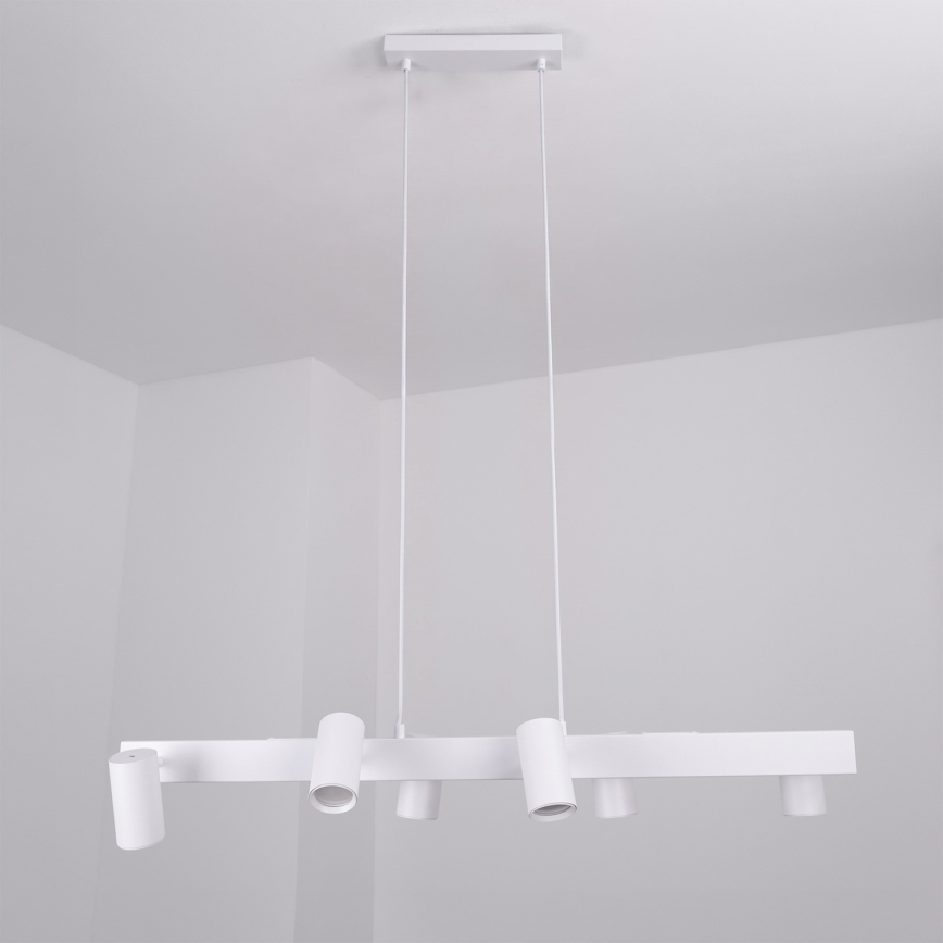 BRILAGI - LED RGBW prigušiva luster na sajli SELE 6xGU10/6,5W/230V 2700-6500K bela + daljinski upravljač