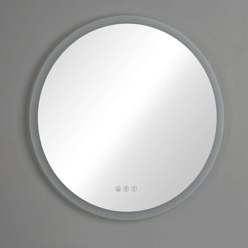 Brilagi - LED RGBW ogledalo za kupatilo sa grejanjem CLARA PRO LED/18,5W/230V, prečnik 60 cm, IP44, CRI 90, prigušiva + CCT