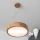 Brilagi - LED RGBW prigušiva luster na sajli CARVALHO 2xE27/9W/230V 2700-6500K Wi-Fi hrast prečnik 37 cm