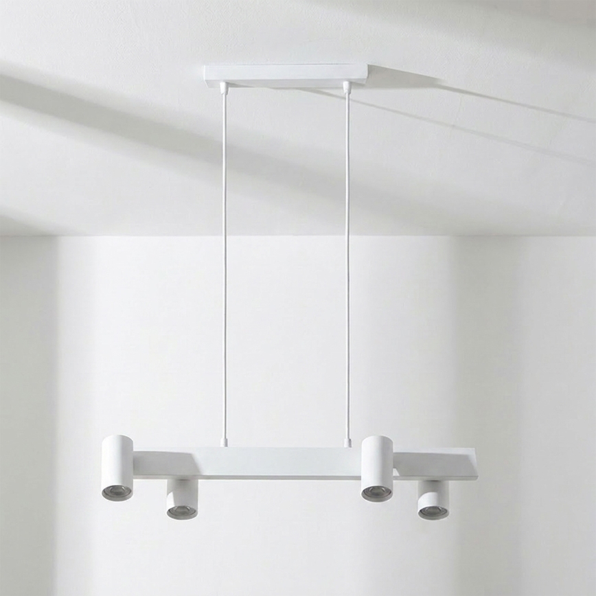 BRILAGI - LED RGBW prigušiva viseći luster na sajli SELE 4xGU10/6,5W/230V 2700-6500K bela