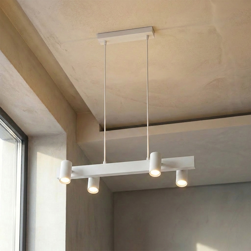 BRILAGI - LED RGBW prigušiva viseći luster na sajli SELE 4xGU10/6,5W/230V 2700-6500K bela