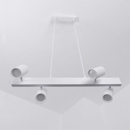 BRILAGI - LED RGBW prigušiva viseći luster na sajli SELE 4xGU10/6,5W/230V 2700-6500K bela
