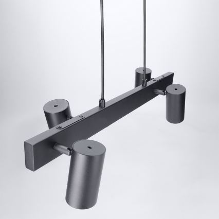 BRILAGI - LED RGBW prigušiva luster na sajli SELE 4xGU10/6,5W/230V 2700-6500K crna