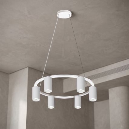 BRILAGI - LED RGBW prigušiva luster na sajli SELE 6xGU10/6,5W/230V 2700-6500K bela + daljinsko upravljanje