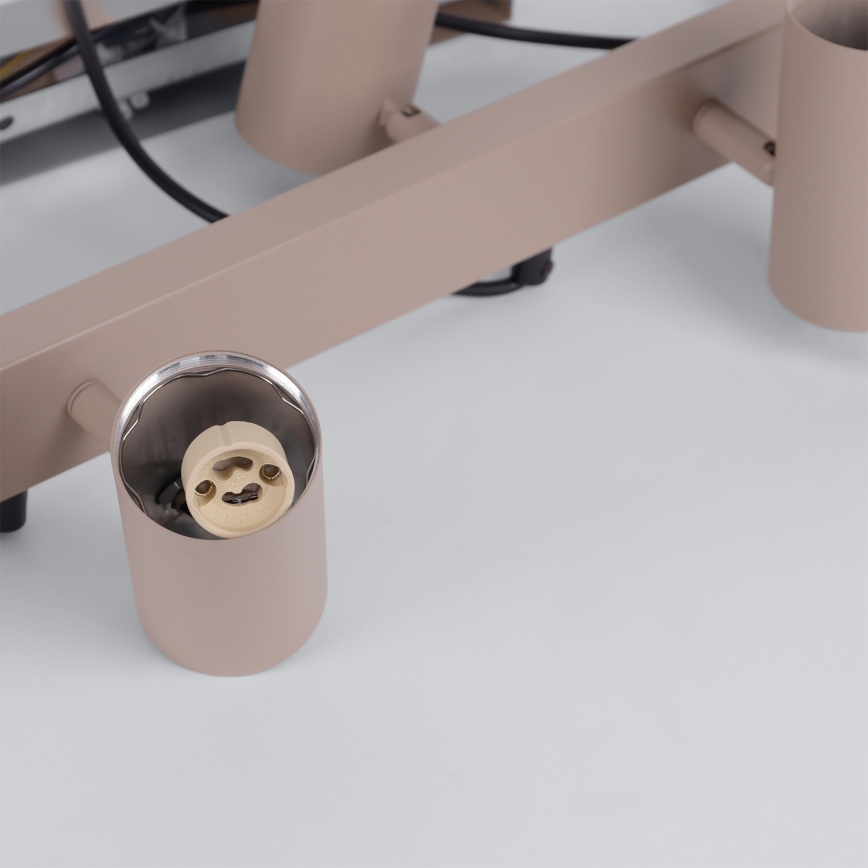 BRILAGI - LED RGBW luster na sajli SELE, sa funkcijom prigušiva, 6xGU10/6,5W/230V 2700-6500K, bež + daljinski upravljač