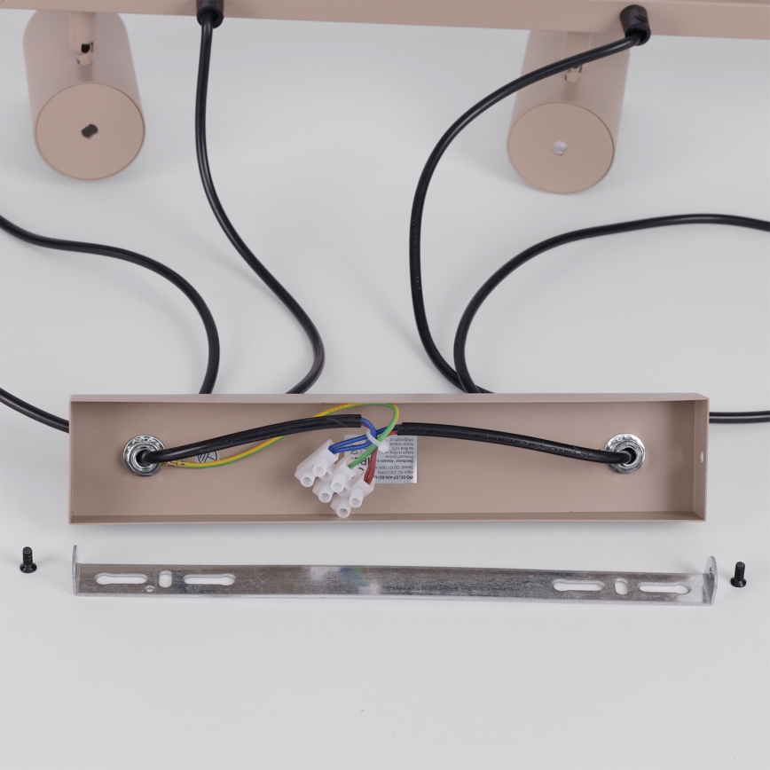 BRILAGI - LED RGBW luster na sajli SELE, sa funkcijom prigušiva, 6xGU10/6,5W/230V 2700-6500K, bež + daljinski upravljač