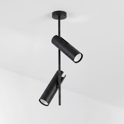 BRILAGI - LED RGBW prigušiva luster na šipci BRANCH 2xGU10/6,5W/230V 2700-6500K crna