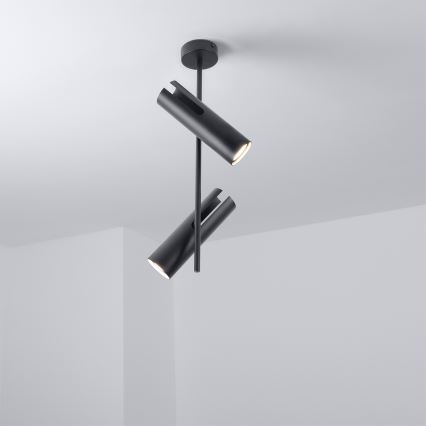 BRILAGI - LED RGBW prigušiva luster na šipci BRANCH 2xGU10/6,5W/230V 2700-6500K crna