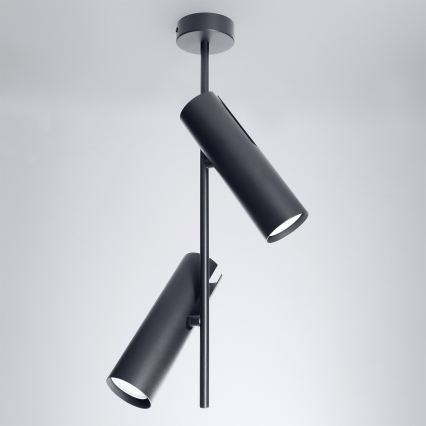 BRILAGI - LED RGBW prigušiva luster na šipci BRANCH 2xGU10/6,5W/230V 2700-6500K crna