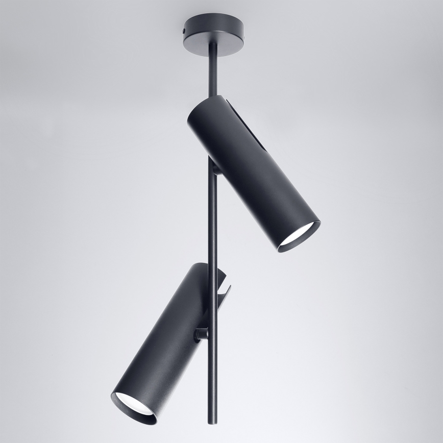 BRILAGI - LED RGBW prigušiva luster na šipci BRANCH 2xGU10/6,5W/230V 2700-6500K crna
