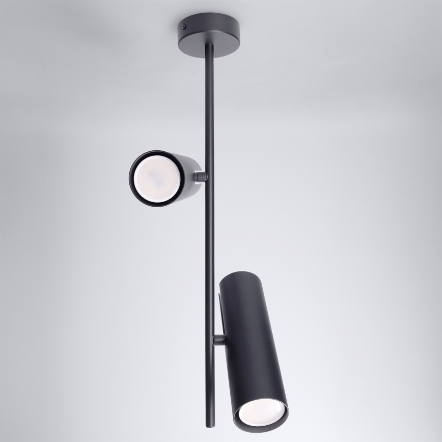 BRILAGI - LED RGBW prigušiva luster na šipci BRANCH 2xGU10/6,5W/230V 2700-6500K crna