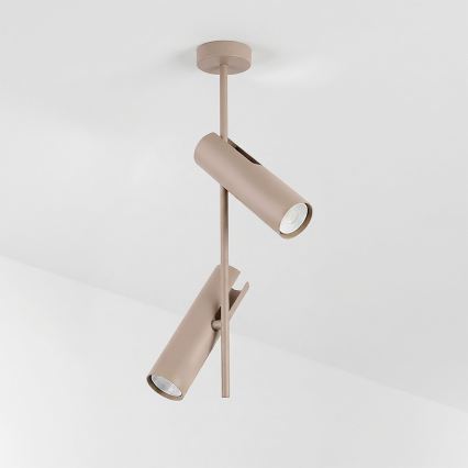BRILAGI - LED RGBW prigušiva luster na štapu BRANCH 2xGU10/6,5W/230V 2700-6500K bež