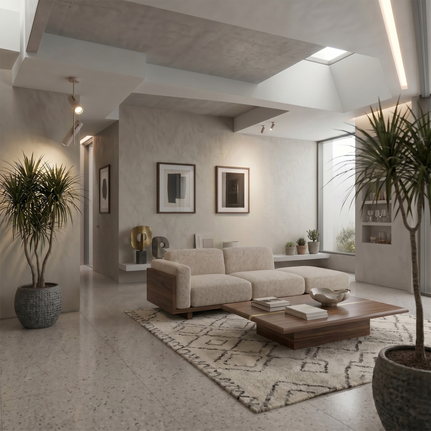 BRILAGI - LED RGBW prigušiva luster na štapu BRANCH 2xGU10/6,5W/230V 2700-6500K bež