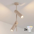 BRILAGI - LED RGBW prigušiva luster na štapu BRANCH 2xGU10/6,5W/230V 2700-6500K bež