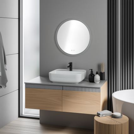 Brilagi - LED RGBW ogledalo za kupatilo sa grejanjem CLARA PRO LED/19W/230V prečnik 60 cm IP44 CRI 90 prigušiva + CCT + daljinski upravljač