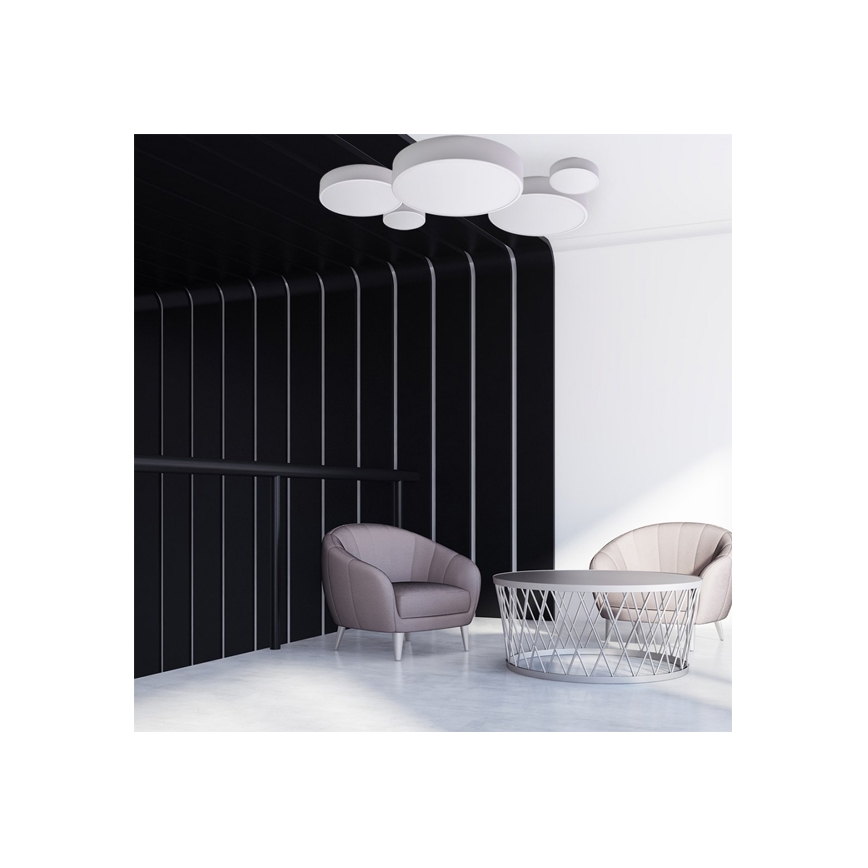Brilagi - LED RGBW prigušiva stropna svetiljka CLARE 2xE27/9W/230V 2700-6500K prečnik 30 cm Wi-Fi bela