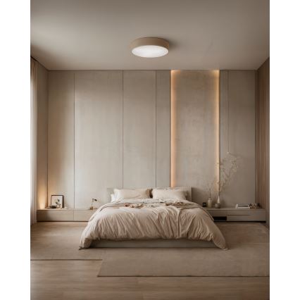 Brilagi - LED RGBW prigušiva stropna lampa CLARE 3xE27/9W/230V 2700-6500K prečnik 40 cm Wi-Fi bež