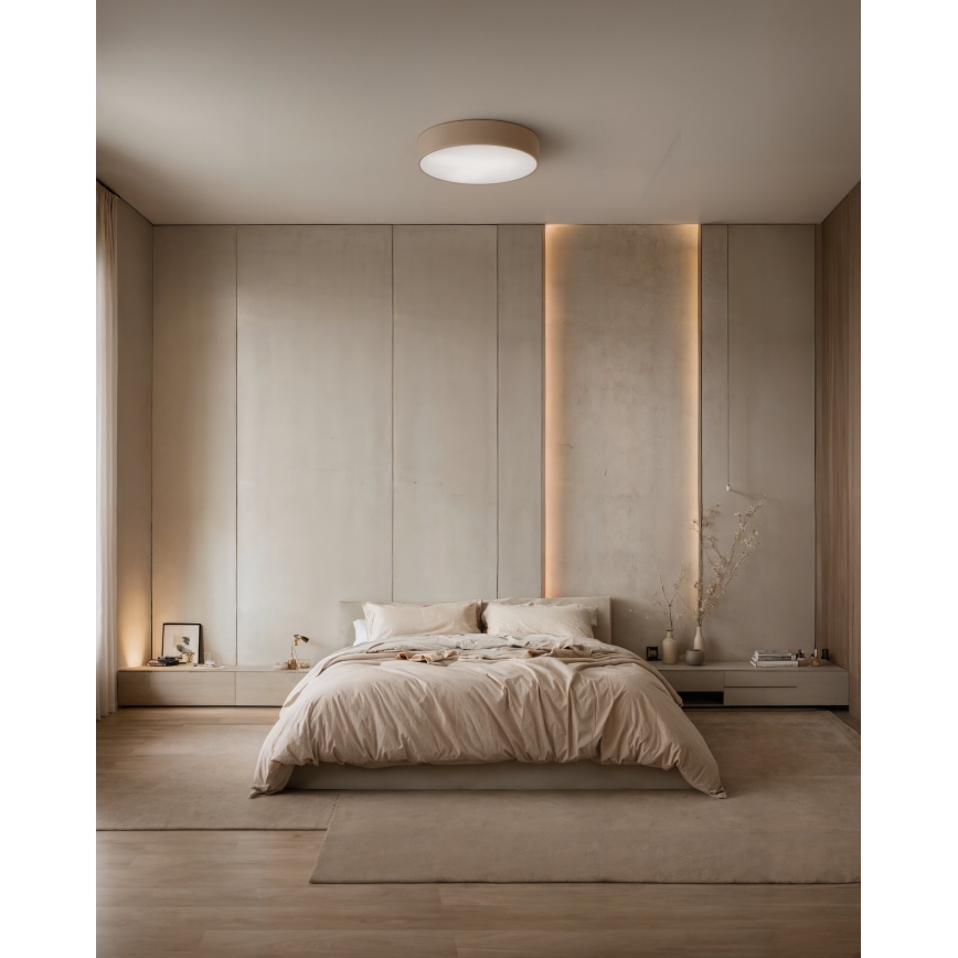 Brilagi - LED RGBW prigušiva stropna svetiljka CLARE 4xE27/9W/230V 2700-6500K prečnik 50 cm Wi-Fi bež