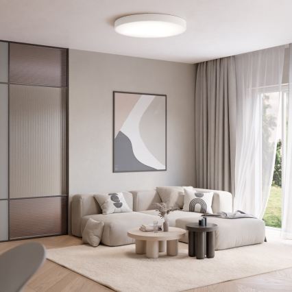 Brilagi - LED RGBW prigušiva plafonska lampa CLARE 5xE27/9W/230V 2700-6500K pr. 60 cm Wi-Fi bela